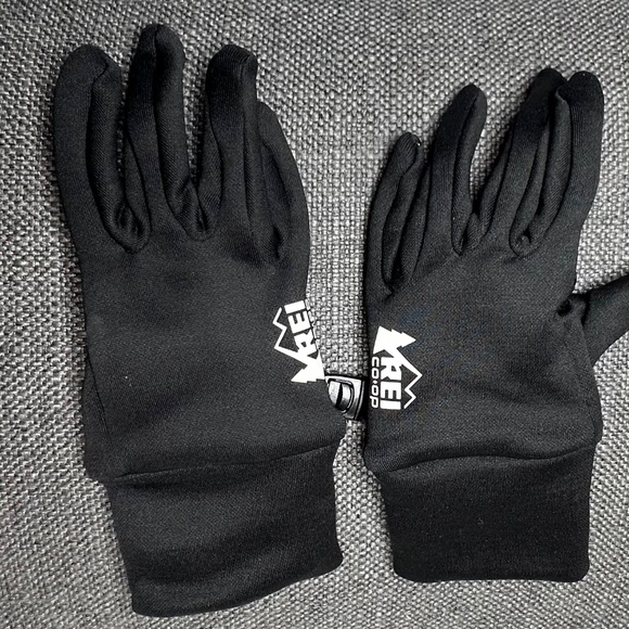 REI BABY INFANT Blue Rain Jacket AND REI Gloves - Picture 3 of 5